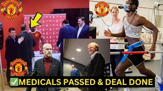 MEDICALS PASSED!💯DEAL AGREED ✅ Manchester United complete surprising transfer move🤝 Fans rejoice😍