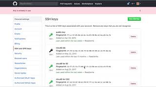 Connect a Cloud9 workspace to a github account