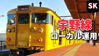 【乗り鉄】宇野線115系 どこでもドアきっぷの旅