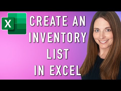 Create and Track a Basic Inventory List in Excel – Excel Inventory List Template