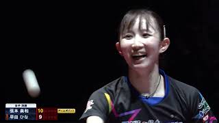 【プレイバック】実況解説 女子決勝 早田ひな vs 張本美和｜第4回パリ五輪日本代表選考会｜Hayata Hina vs Harimoto Miwa