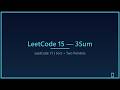3Sum Explained 🚀 | LeetCode 15 (Two Pointers Trick) #leetcode #dsa #ai #like #placement