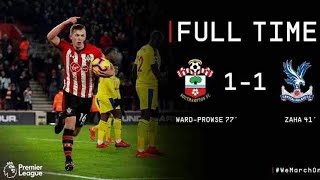 Southampton vs Crystal Palace 1-1 All goals & highlights 2019