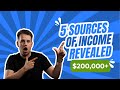 My 5 Sources of Income ($200,000+)