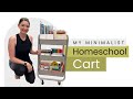 My minimalist homeschooling setup and organization | Essential curriculum and supplies