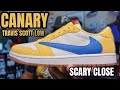 THE TRAVIS SCOTT AIR JORDAN 1 LOW “CANARY”  REVIEW. ( 3RD PARTY ) LATEST 🤯🤯