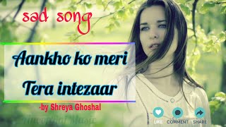 Ankhon Ko Meri Tera Intezaar_ | Movie- Tera Intezaar | Singer-Shreya Ghoshal | Heart broken💔 song