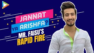 Mr.Faisu: "I'd like to invite Shah Rukh Khan on Tik Tok" | Rapid Fire | Jannat | Akshay