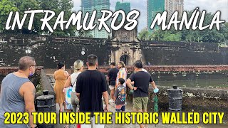 INTRAMUROS MANILA | Virtual Walking Tour Inside the Walled City, Fort Santiago + LRT TRAIN RIDE