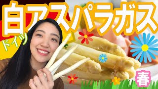 ドイツ春の味覚ホワイトアスパラガスを食べてみた