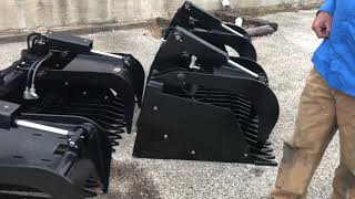 I DIG TEXAS - Skid Steer Grapples - ROCK ROOT BRUSH Grapple