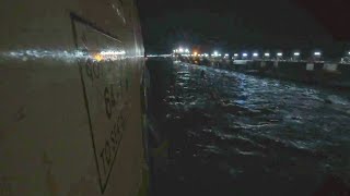 CROSSING PAMBAN BRIDGE IN NIGHT | ONBOARD RAMESWARAM TO CHENNAI 22662 SETHU EXPRESS #pambanbridge