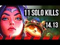 IRELIA vs TEEMO (TOP) | 11 solo kills, 15/1/2, Legendary | VN Master | 14.13