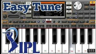 IPL Instrument Music | Easy Piano Tutorial | ORG 2021 | p2piano