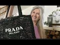 PRADA RAFFIA TOTE REVIEW!! Oventure Key ring Ambassador!!