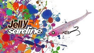 【メバル】Jelly sardine54 (ジェリーサーディン54) / 漂うＩ字アクションが ”生シラス” 感を演出