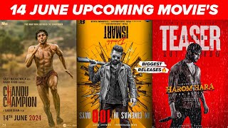 Top 15, 14 June 2024 Upcoming Movies List || Upcoming Big Bollywood & South Indian Films June 2024