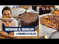 CHEESECAKE AL CIOCCOLATO E CARAMELLO SALATO, golosa e irresistibile!!