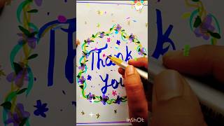 Diy Thanks Giving Card❤️🌈#shorts #youtubeshorts#art#shortsfeed#trending#shortsvideo#thanks#diy#card