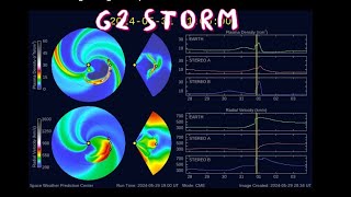 Incoming G2 Solar Storm. Auroras possible Friday and Saturday. Wednesday night 5/29/2024