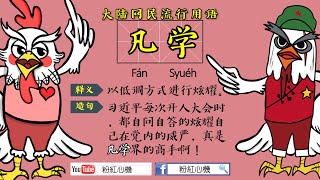 “凡学”凡尔赛文学是如何歪楼的? 粉红心机EP26，教你大陆网民用语，让你更懂小粉红喔