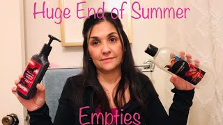 Huge End of Summer Empties!!