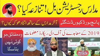 مدارس رجسٹریشن بل تنازعہ کیا؟اصل حقاٸق | Mufti Muhammad Kamran Abbasi