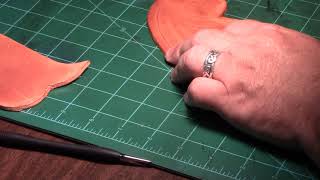 Bracers Part 5 Carving The Leather Accent Piece