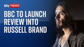 Russell Brand: BBC to review comedian's time at the broadcaster