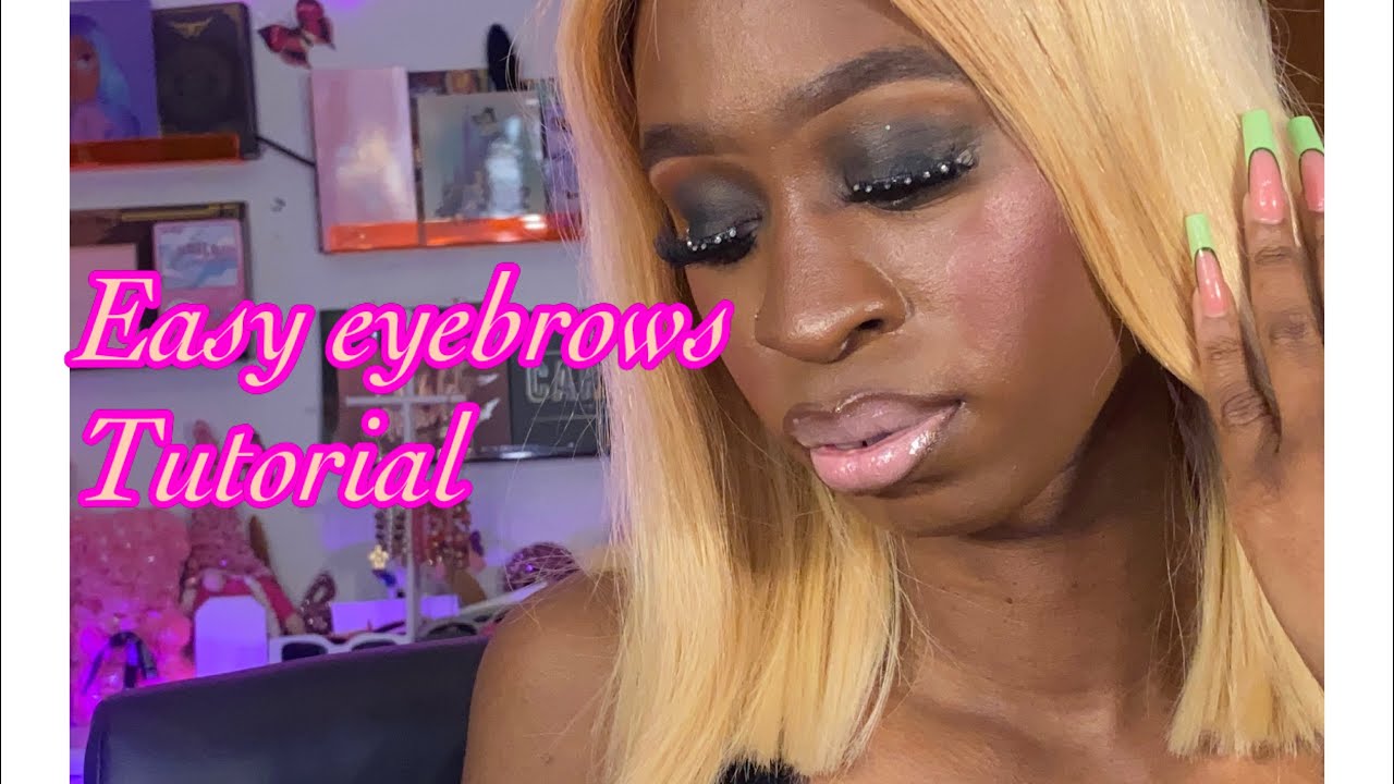 Easy Eyebrow Tutorial - YouTube