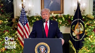 Fact-checking Trump's claims in his politically charged prime-time speech