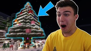 AM FĂCUT CEL MAI MARE BRAD PE MINECRAFT! 🎄