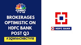 Street Bullish On HDFC Bank's Return To Mid-Teen EPS Growth Path In Q3: Brokerages | CNBC TV18