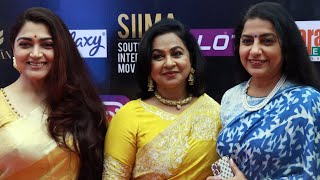 Actress Kushboo & Radhika, Suhasini Visuals @ Siima Awards 2021 | TFPC