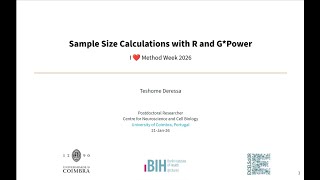 Sample Size Calculations - Love Methods Week 2026