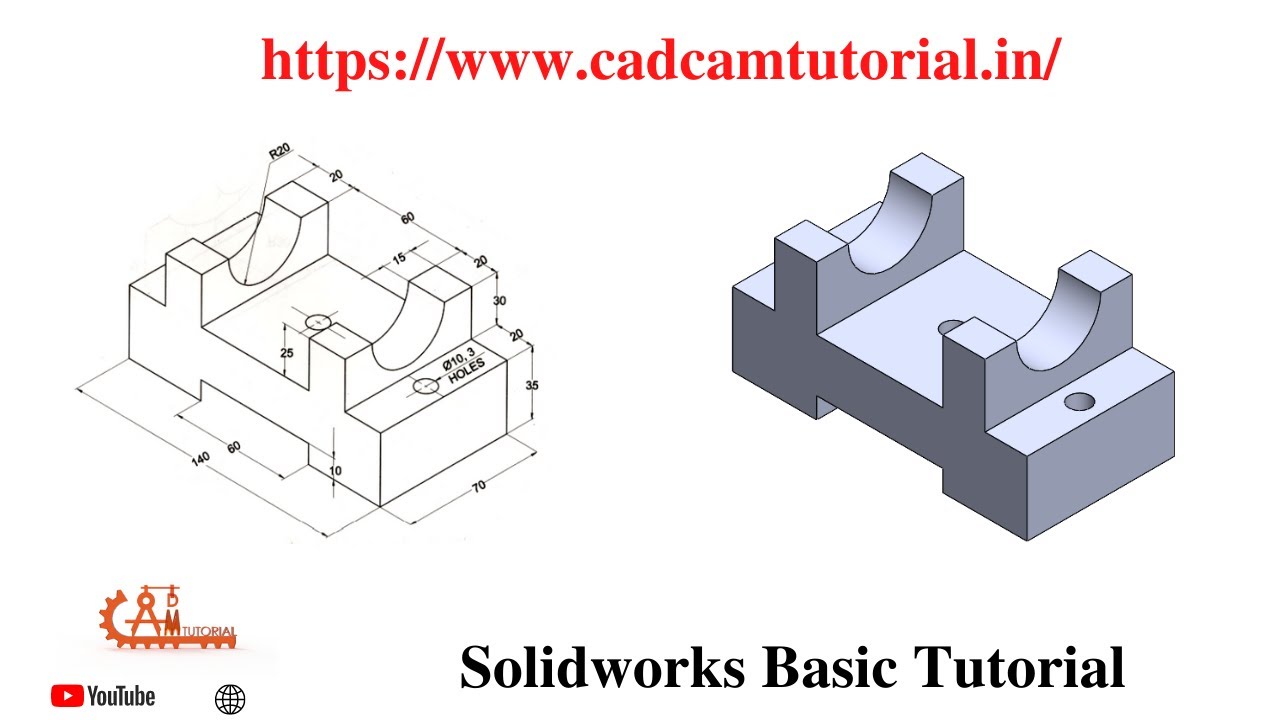 Solidworks Basic Tutorial For Beginners !Training Exercise 8 - YouTube