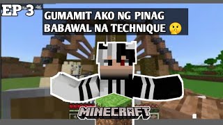 EP 3 Gumawa ako ng malaking survival base (MINECRAFT TAGALOG)