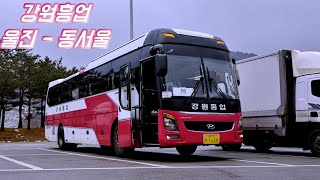 [시외버스 - 강원흥업] 울진종합버스터미널 - 동서울종합버스터미널 간 Full HD 주행영상