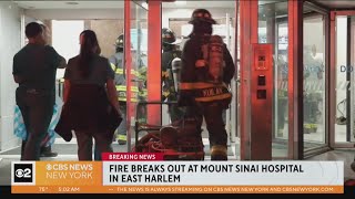 Fire breaks out in basement of Mount Sinai in East Harlem