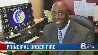 Principal under fire