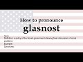 glasnost