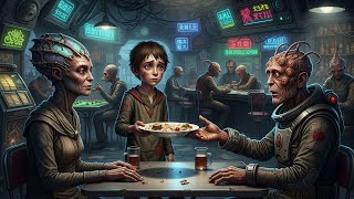 Human Boy Gave Up His Meal for Elderly Aliens — Next Day, an Emperor Appeared at His Shelter. SCi-Fi