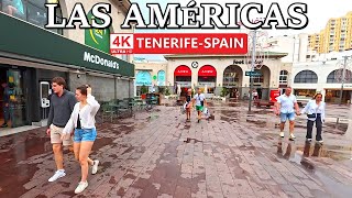 TENERIFE - LAS AMÉRICAS | Rain, Wind and Calima 👎 4K Walk ● December 2024