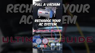 Is Your Cars AC Broken? | Diagnose & Fix AirCon Like a PRO (Vacuum and Recharge!)