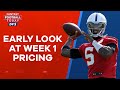 An Early Look At DFS Pricing for Week One of the NFL Season | 2024 Fantasy Football Advice