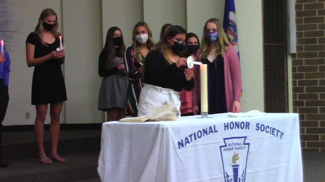 National Honor Society Induction Ceremony 2020 - YouTube