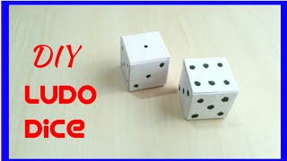 How To Make Paper Dice/Ludo Dice Making/Origami Paper Dice/Ludo Game