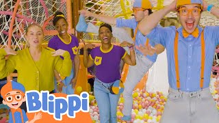 Heads, Shoulders, Knees, and Toes | Brand New BLIPPI, MEEKAH and Shawn Johnson Nursery Rhyme