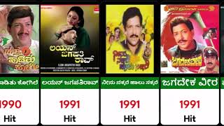 Dr. Vishnuvardhan Hit And Flop All Movies List || Vishnuvardhan All Movies