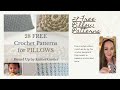 10 free crochet pattern round ups yarnie hotlist eps. 4